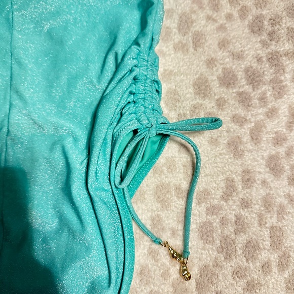 Shade & Shore Teal One Piece Swimsuit - Picture 5 of 5